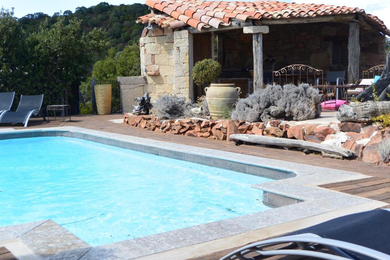Villa Carole Piscine Privee Spa Fautea Zonza Exteriör bild